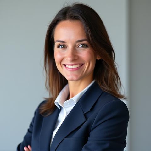 Portrait of Maria Rodriguez, Little Pepe's Operations Manager, smiling confidently in uniform.