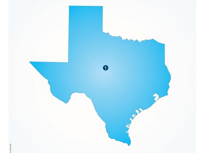 A detailed, stylized map of the Dallas-Fort Worth metroplex highlighting Little Pepe Professional Cleaning Services' extensive coverage area, with a vibrant overlay indicating service zones.