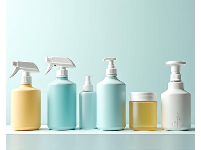 Various eco-friendly cleaning products on a shelf, prominently displaying Green Seal and EPA Safer Choice logos.